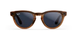 ️ Ray-Ban Meta Headliner Shiny Caramel Transparent – עם עדשות Clear to Sapphire Transitions® | נראות חמה ביום, חכמה תמיד