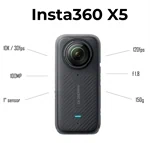 Insta360 X5 – מצלמת הדגל החכמה והחזקה ביותר לצילום 360° ברזולוציית 8K