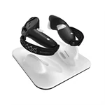 BOBOVR CD3 – עמדת טעינה אלחוטית לשלטי Meta Quest 3 / 3S עם גריפים וסוללות נטענות