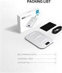 BOBOVR BD3 Charging Dock – תחנת טעינה מהירה לסוללות B100 למשקפי Meta Quest 2