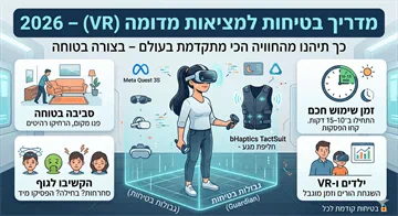 🥽 מדריך בטיחות למציאות מדומה (VR) – 2026