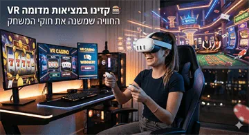 🎰 קזינו במציאות מדומה VR – החוויה שמשנה את חוקי המשחק