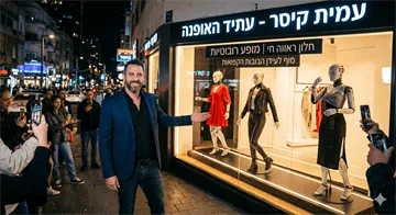 סוף לעידן הבובות הקפואות: איך עמית קיסר והרובוטיות שלו משנים את עולם האופנה