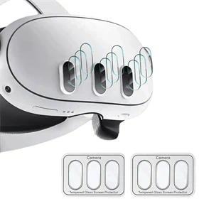 מגן עדשות מזכוכית מחוסמת 9H למשקפי VR מטא קווסט 3