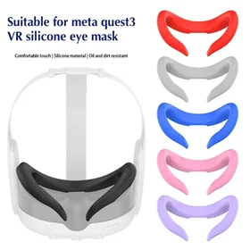 כרית פנים מסיליקון נגד הזעה וחדירת אור למשקפי VR Meta Quest 3