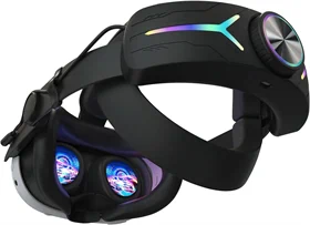 רצועת ראש RGB למשקפי Oculus Quest 3 עם בטרייה T1