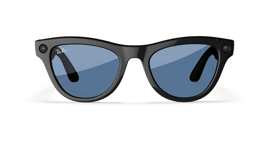 ️ Ray-Ban Meta Skyler Shiny Black – עם עדשות Tint to Cerulean Blue Transitions® | מראה עתידני. צבע שמשתנה. בינה מלאכותית תמידית