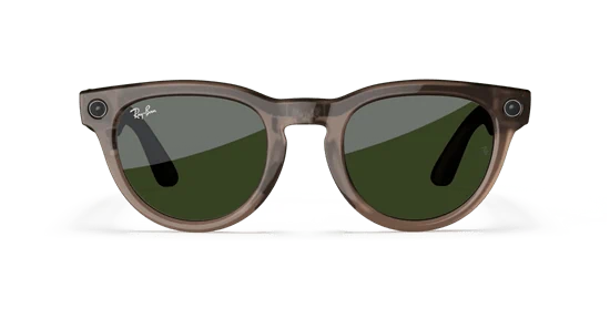 משקפי Ray-Ban Meta Headliner  – צבע Warm Stone עם עדשות Transitions®