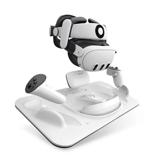 BOBOVR D3 – תחנת טעינה מתקדמת ל-Meta Quest 3 | סוף לבלאגן, התחלה לחוויית VR מושלמת