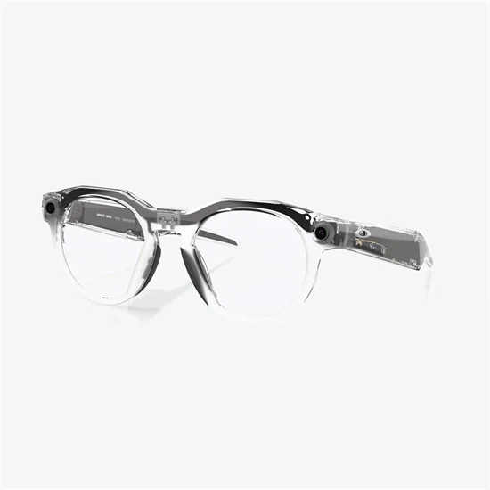 משקפיים חכמים Oakley Meta HSTN - מסגרת שקופה (Clear) עם עדשות כהות
