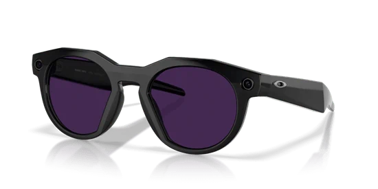 משקפיים חכמים Oakley Meta HSTN - מסגרת שחורה עם עדשות Transitions® (שקוף לסגול)