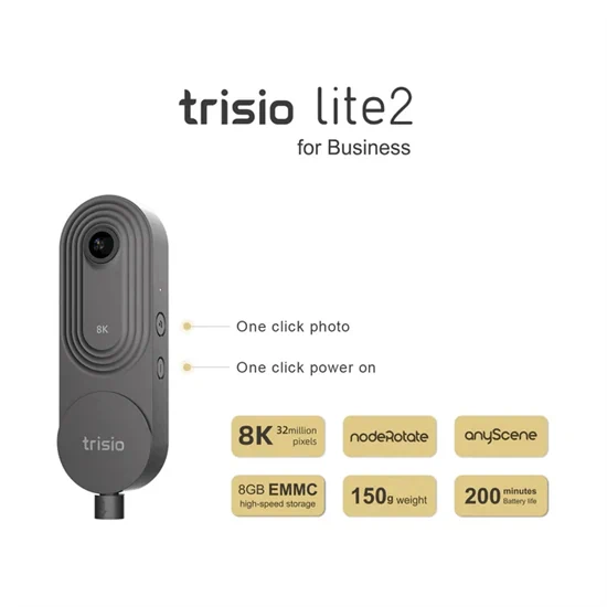 Trisio Lite2: צלם את המציאות, צור חוויית VR עוצרת נשימה